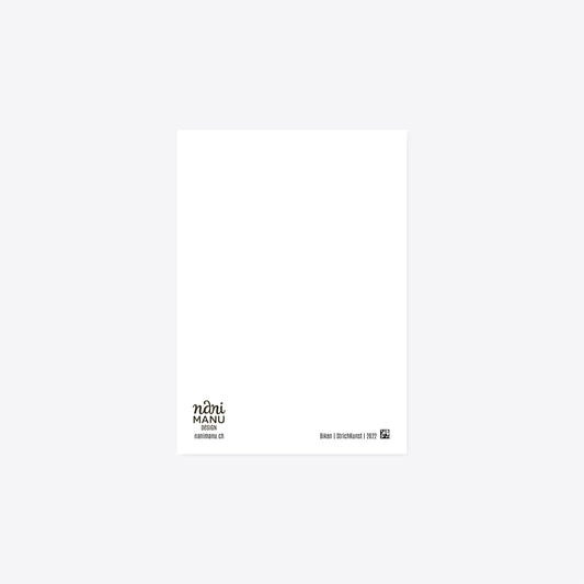 Biken – StrichKunst – Postkarte