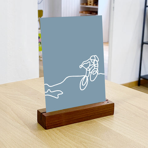 Biken – StrichKunst – Postkarte