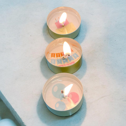 Birthday – NaniLiechtli – Set of 3 tealights