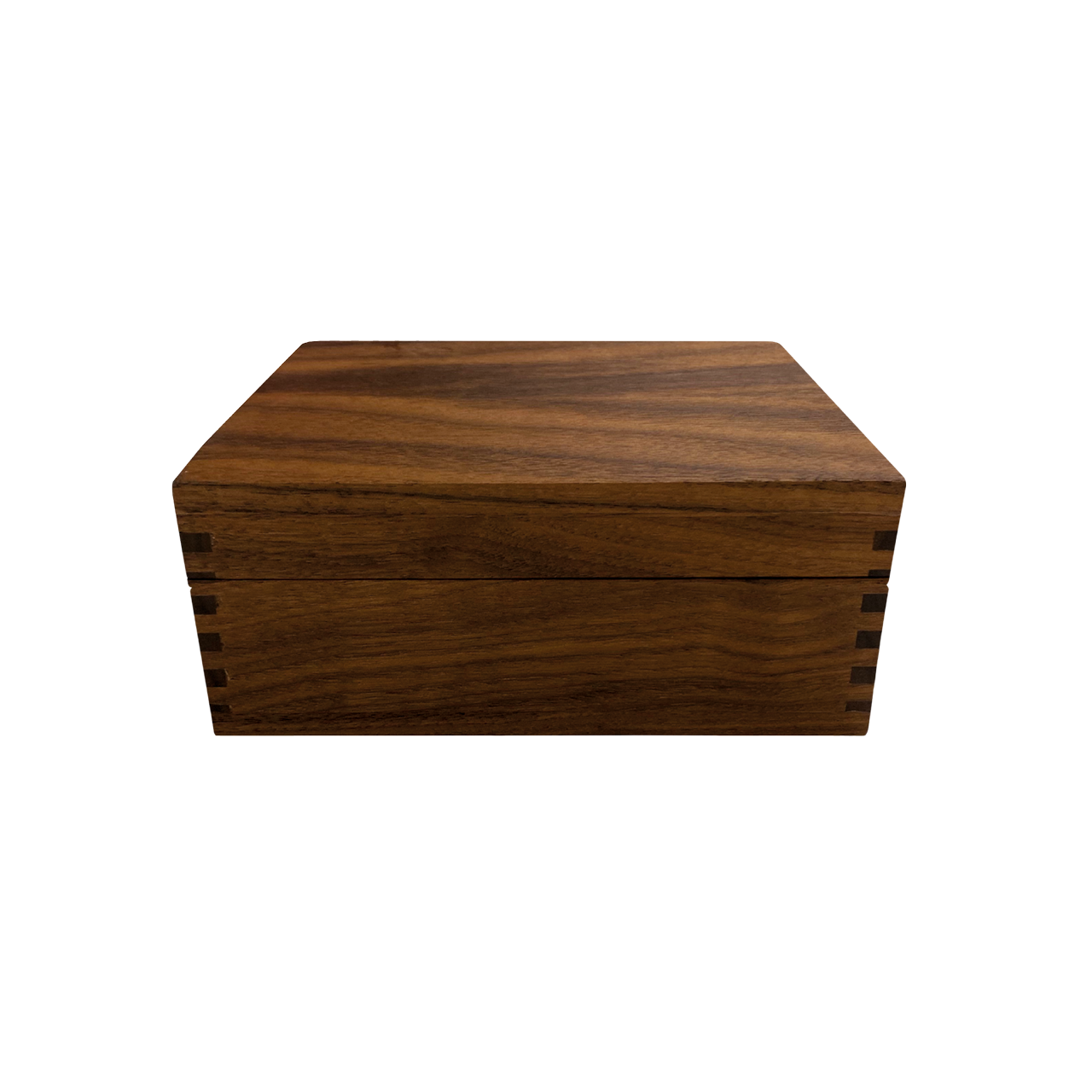 TravelHumi S, Nussbaum, geschlossen Front – Schweizer Humidor