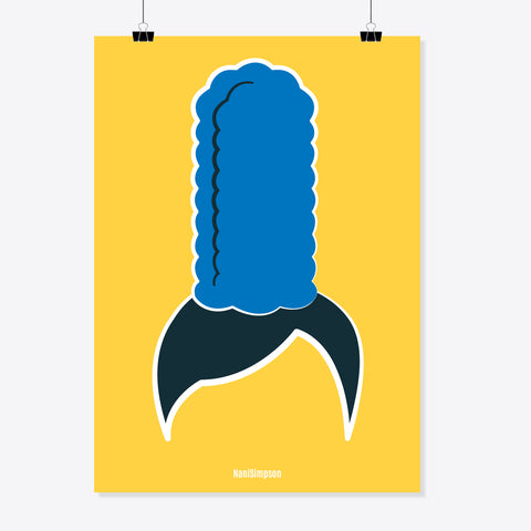 NaniSimpson – Marge Simpson Plakat / Poster - NaniWelt Linie