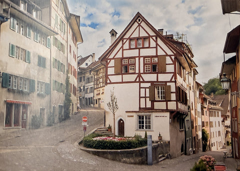 2021 – Obere Halde – Baden – Querformat – Postkarte – Nicolas Petit