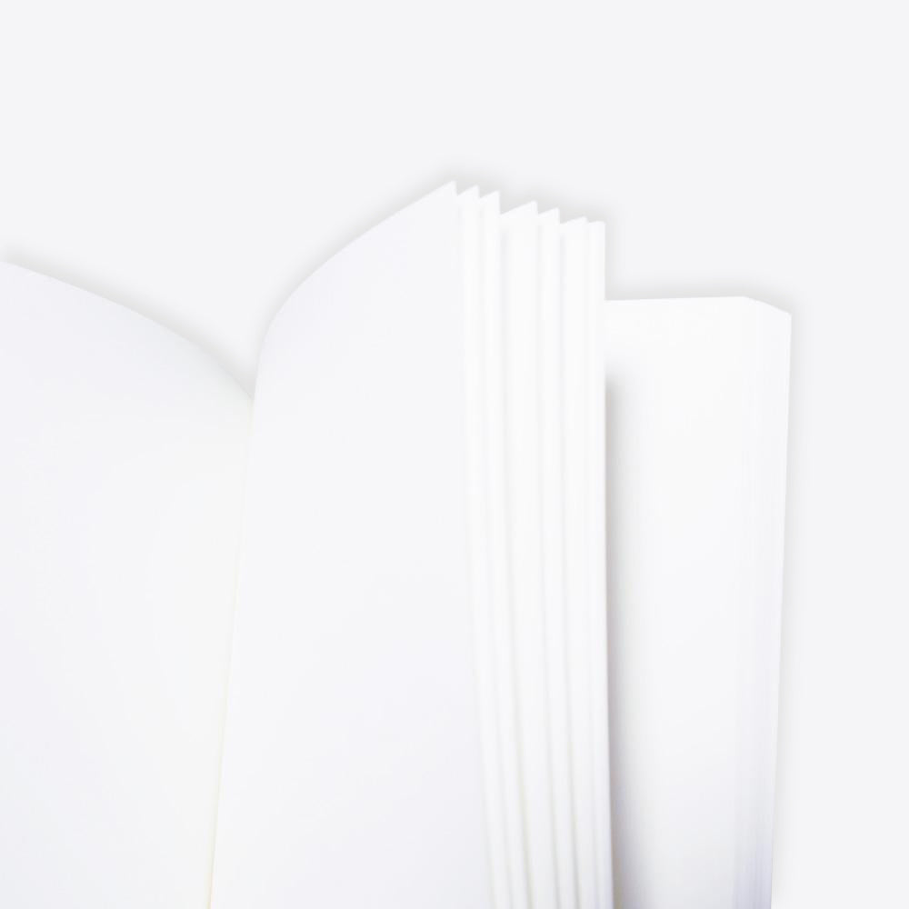 Notizheft aus Geschenkpapier – Blumentiere – A6
