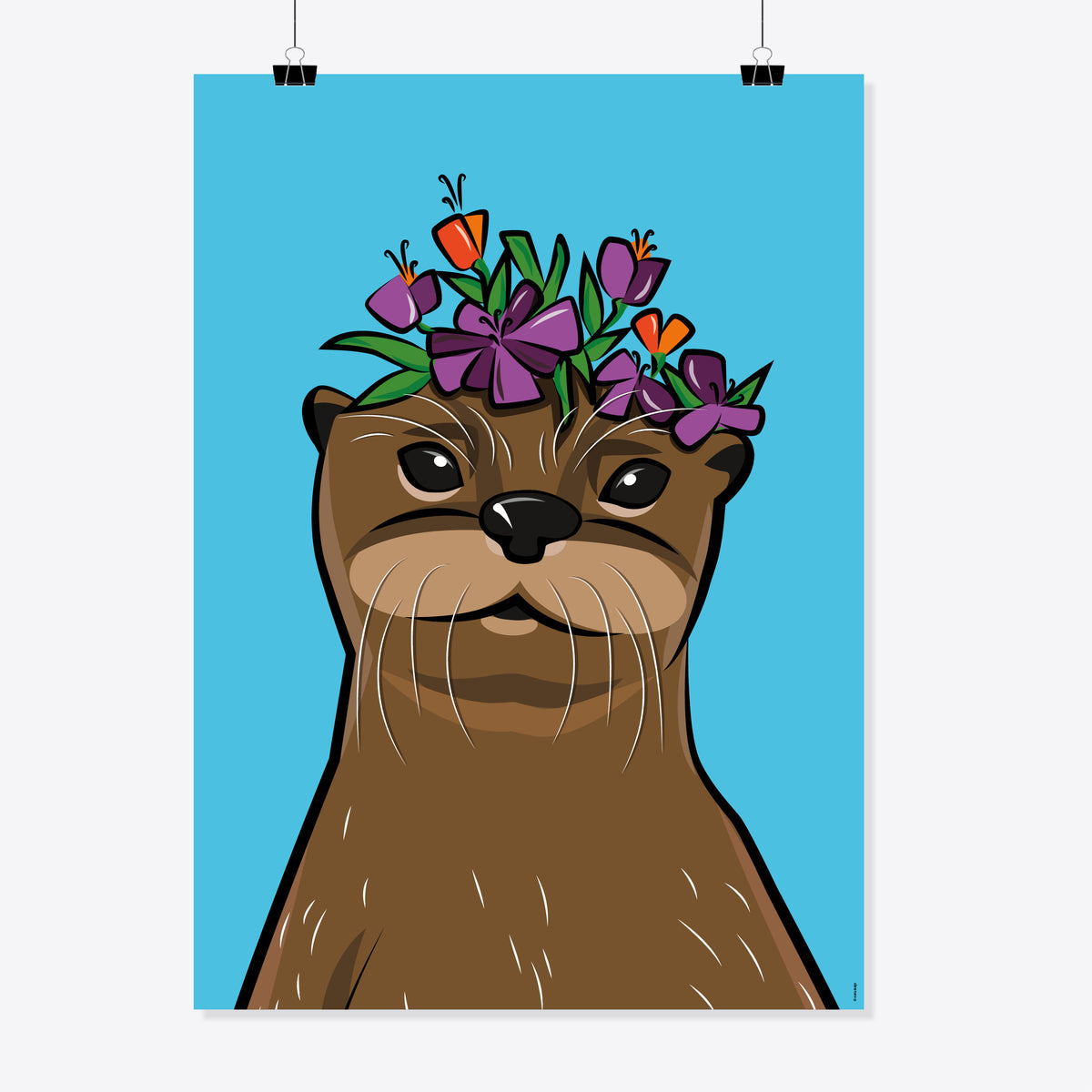 Otter «Herr Otter» Poster/Plakat