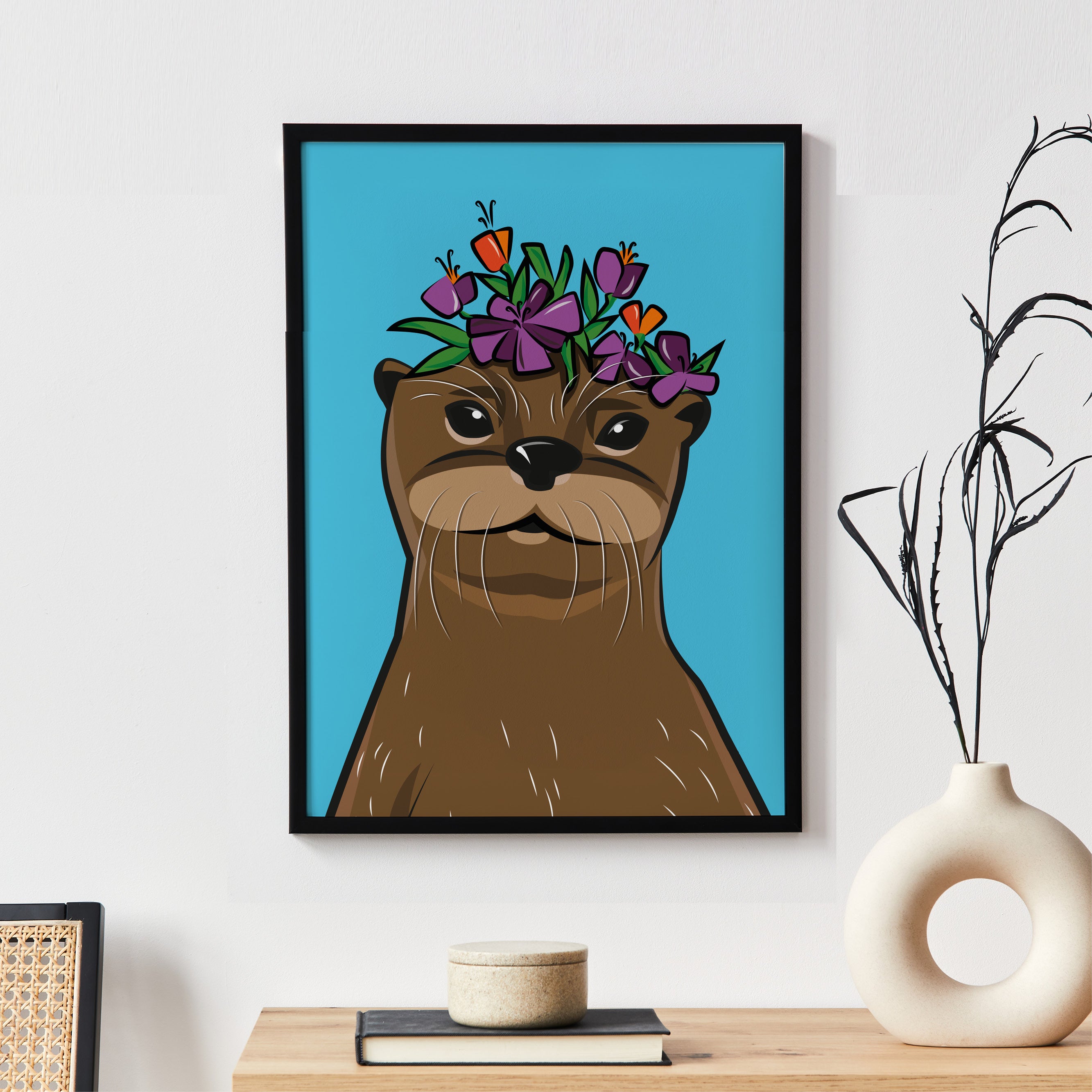 Otter «Herr Otter» Poster/Plakat