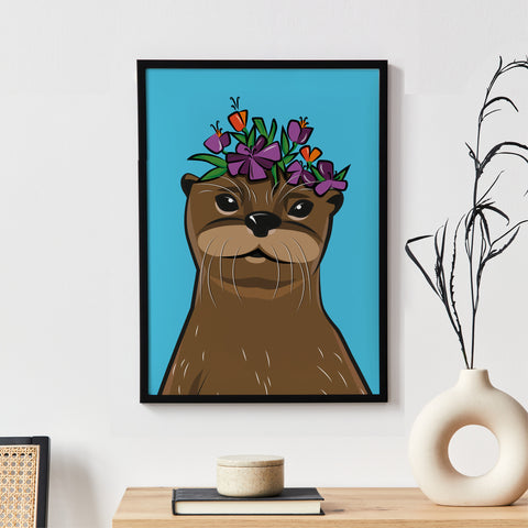 Otter «Herr Otter» Poster/Plakat