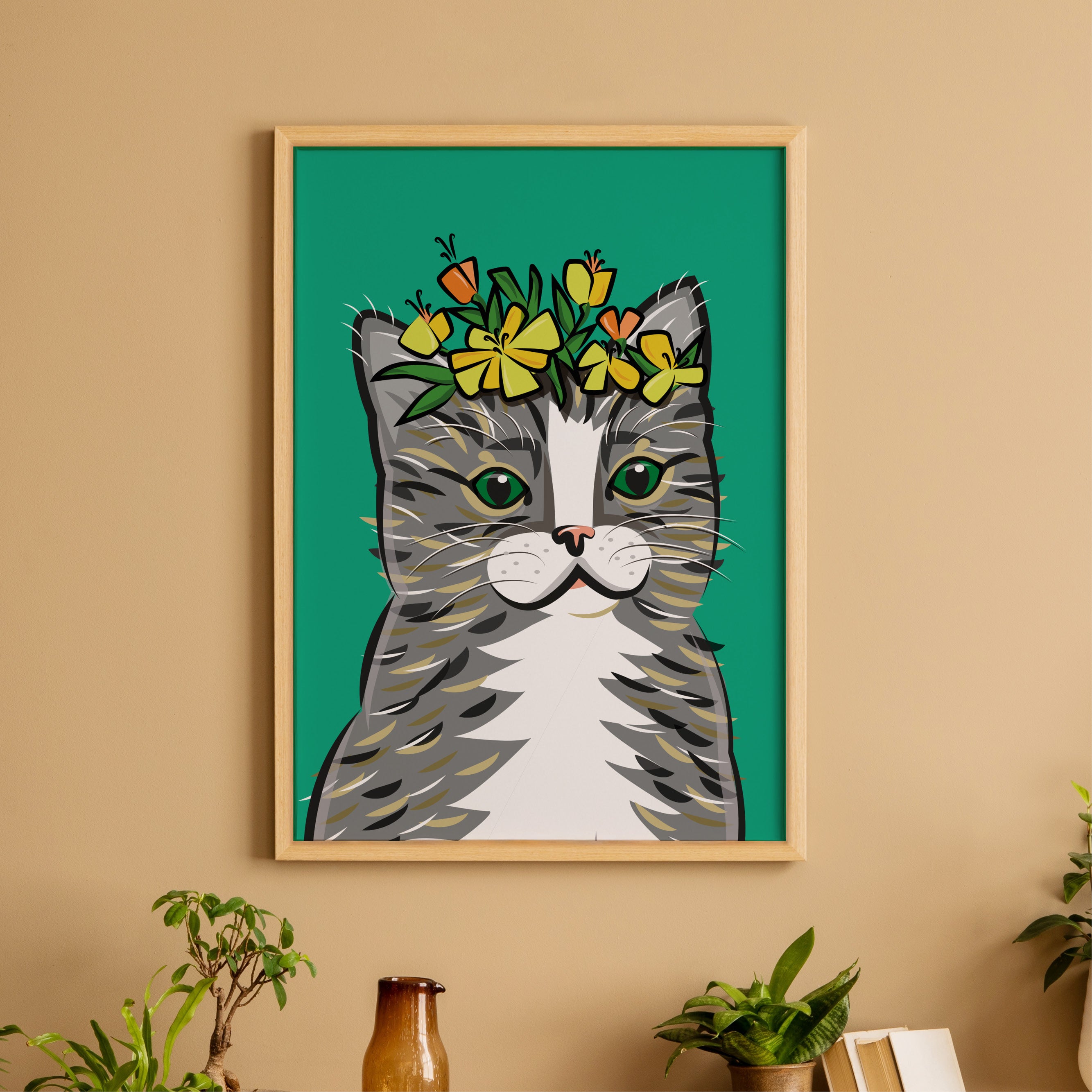 Katze «Sir James» Poster/Plakat