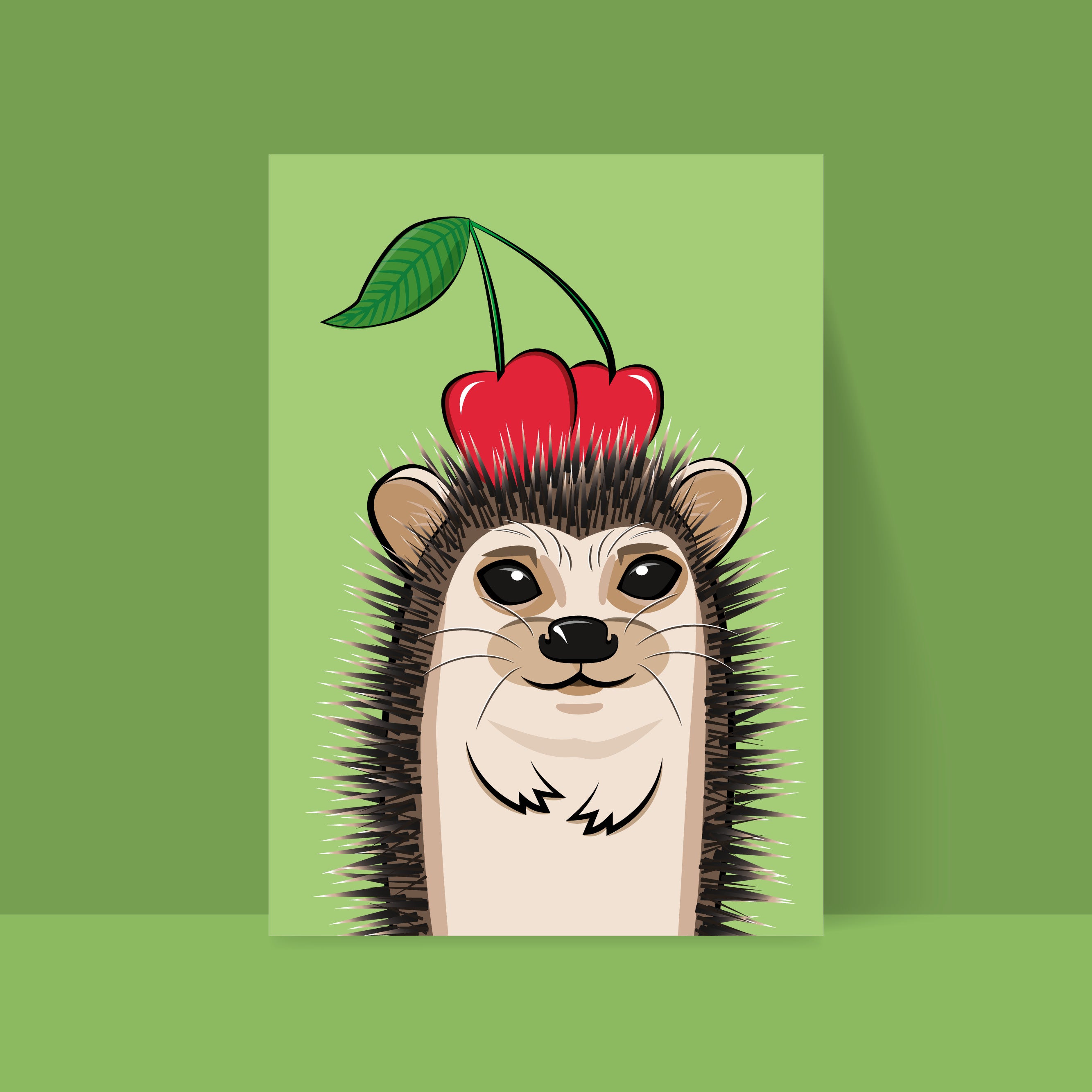 Igel – Jimmy – Bildkarte A5