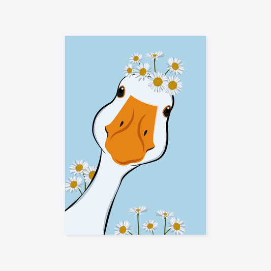 Gans – Eduardo – A5 Bildkarte