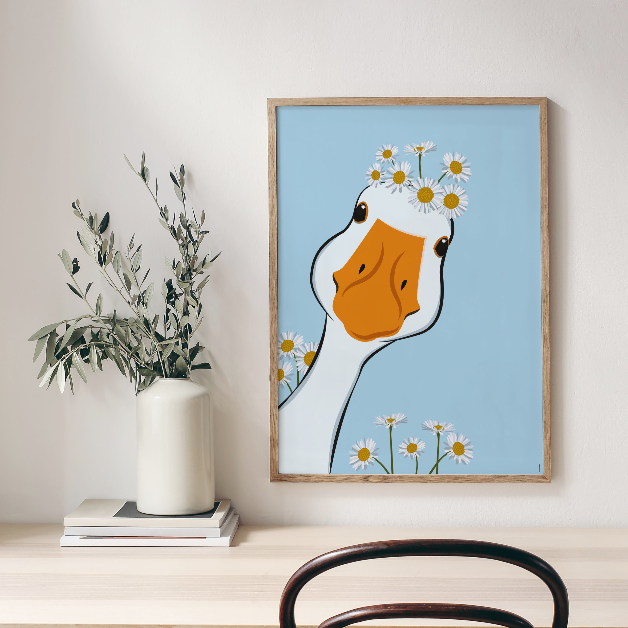 Gans «Eduard» Poster/Plakat