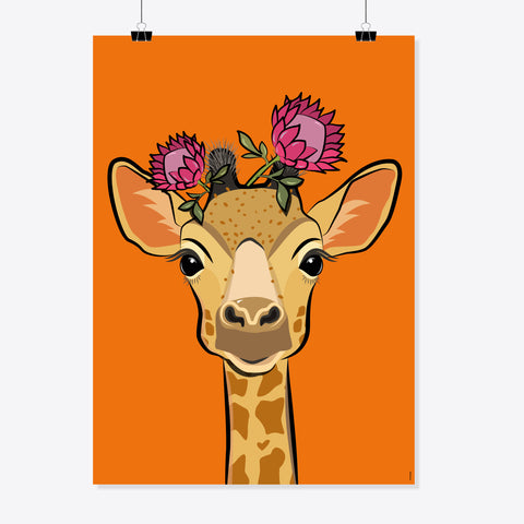 Giraffe «Camelopardalis» Poster/Plakat