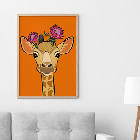 Giraffe «Camelopardalis» Poster/Plakat
