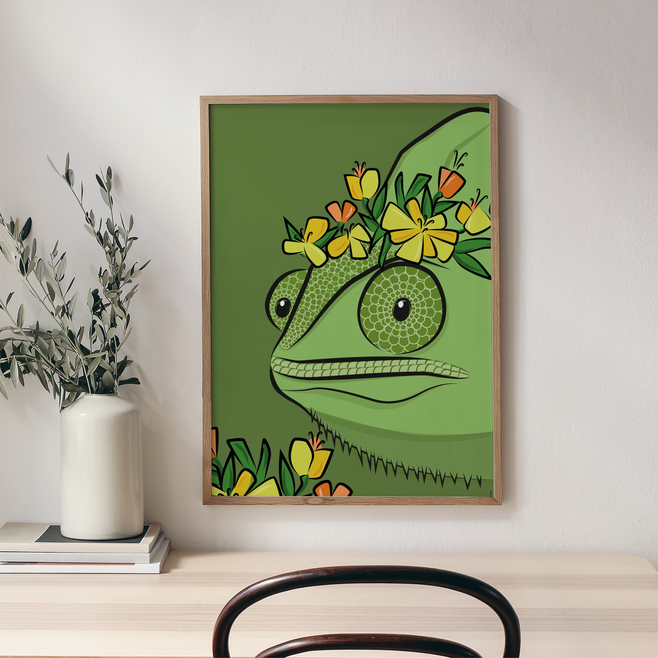 Chameleon «Ferdinand» Poster/Plakat
