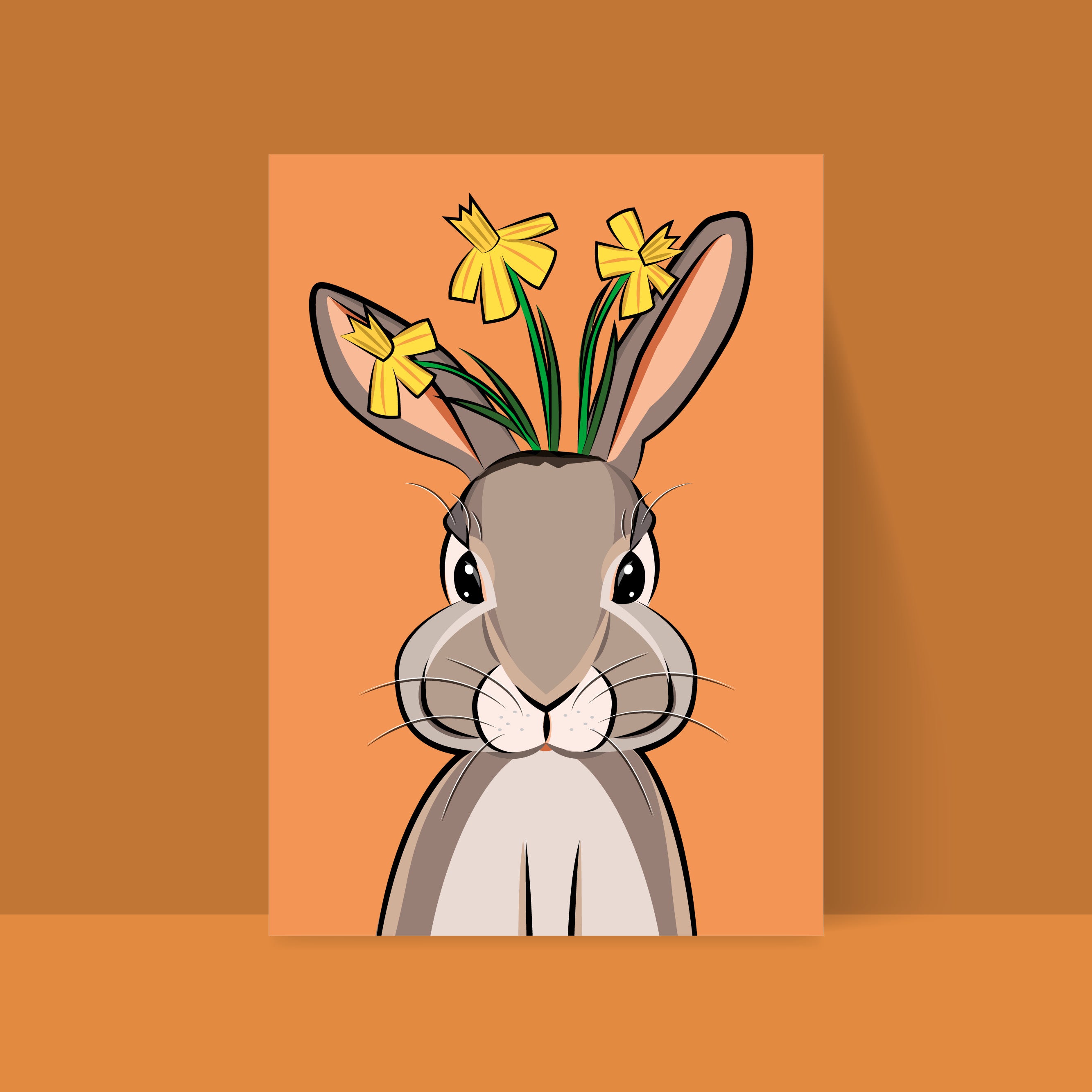 Hase – Häsu – A5 Bildkarte