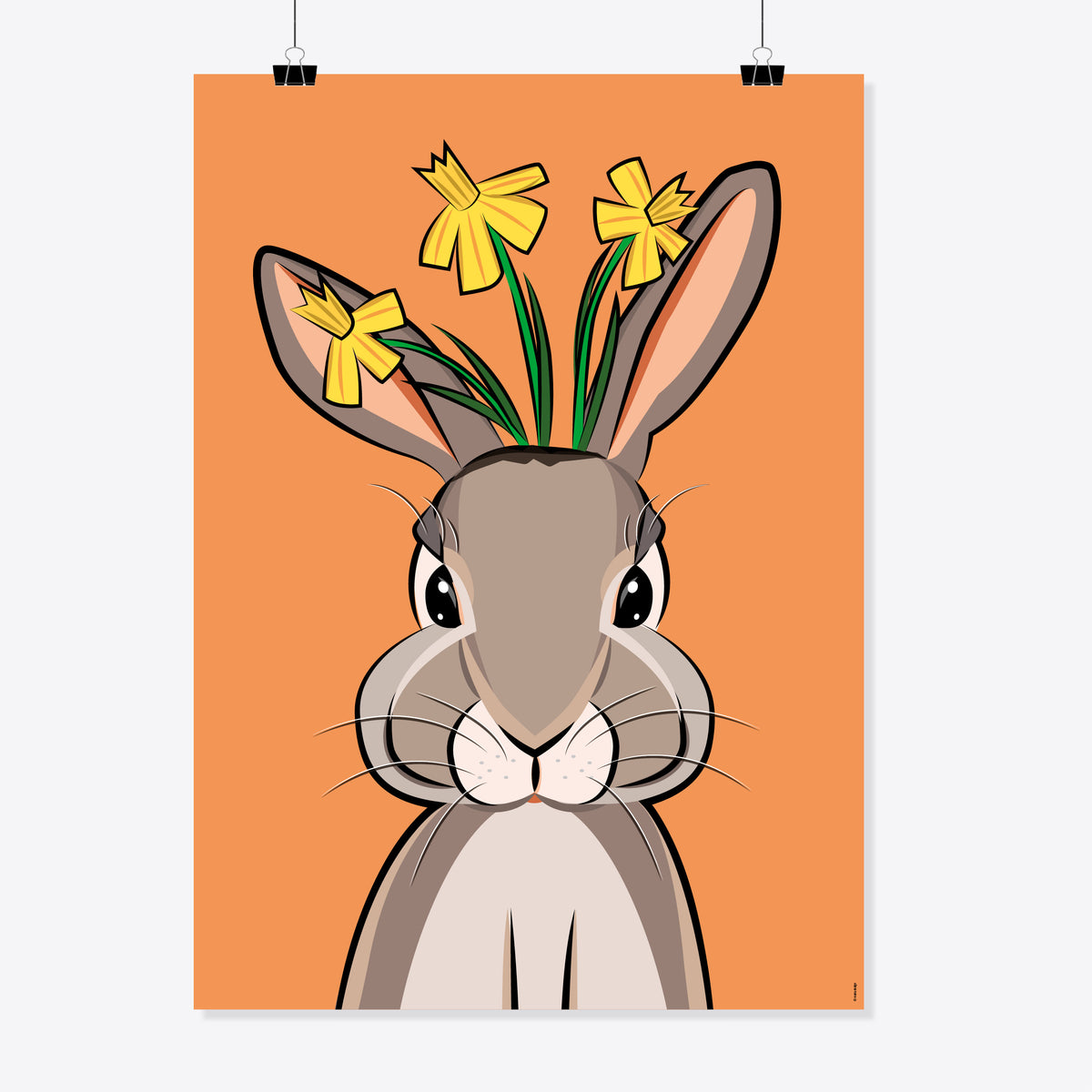 Rabbit «Häsu» poster 