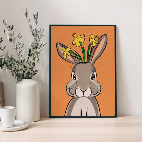 Rabbit «Häsu» poster 