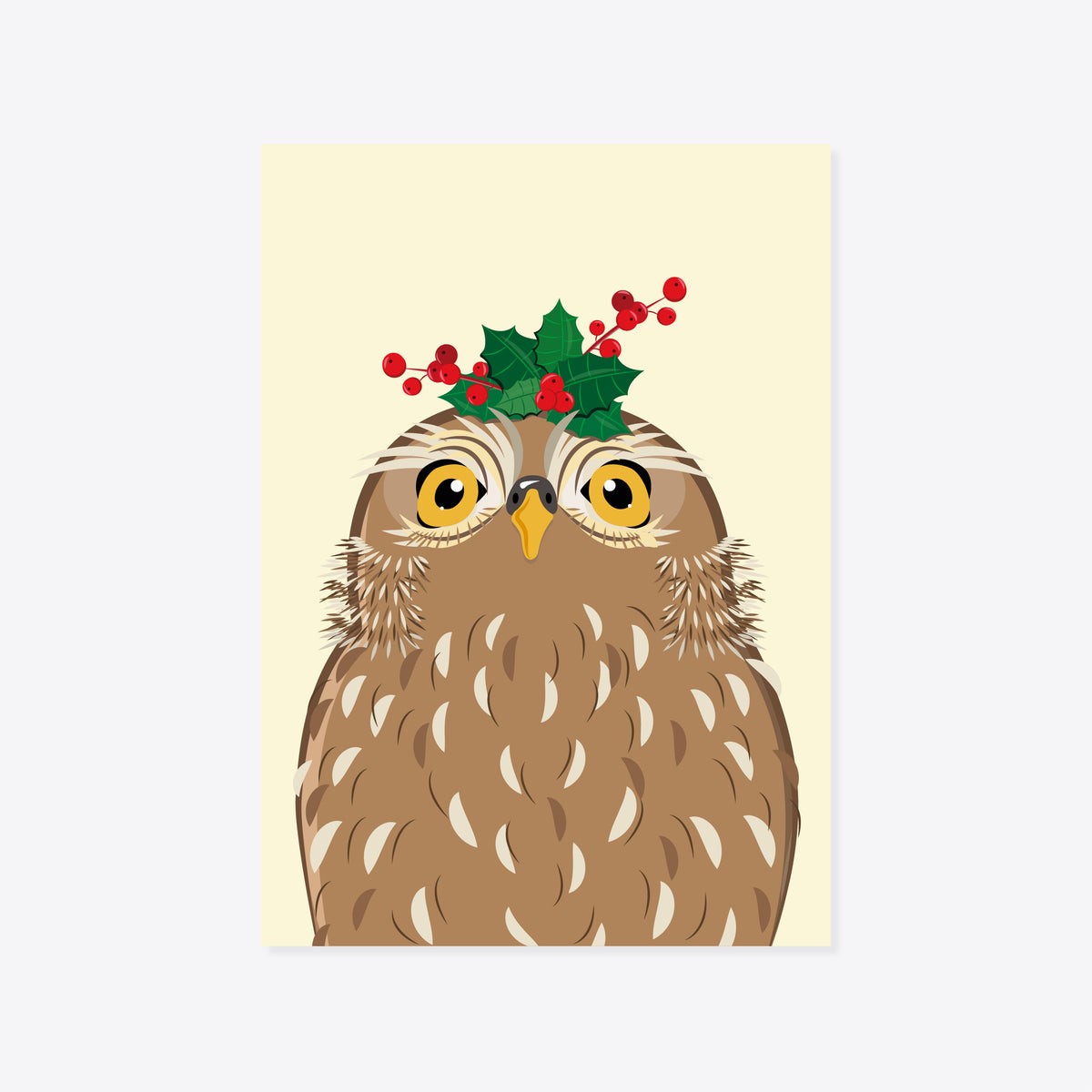 Eule – Owly – Bildkarte A5