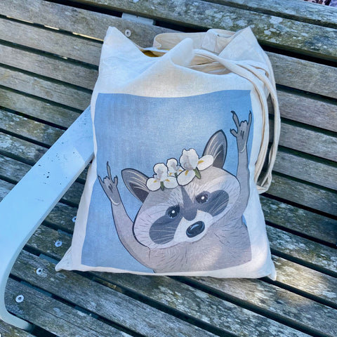 Raccoon Pedro – Cotton Bag