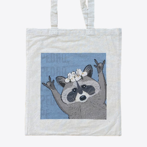 Raccoon Pedro – Cotton Bag