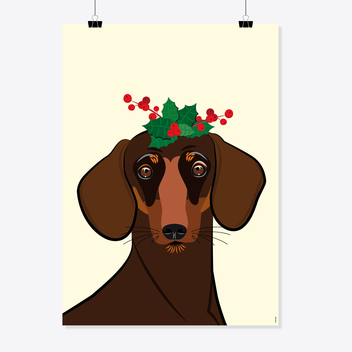 Dachshund «Theo» Poster