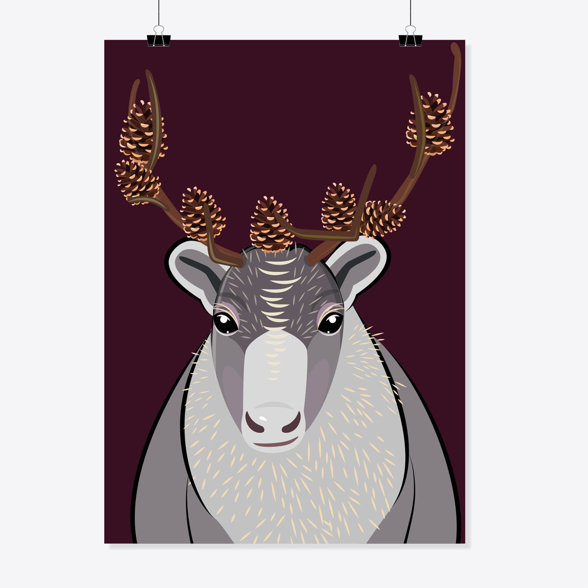 Rentier «Torge» Poster/Plakat