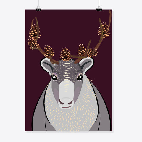 Rentier «Torge» Poster/Plakat