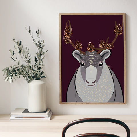 Rentier «Torge» Poster/Plakat