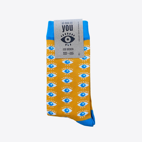 Eco socks orange – all eyes on me