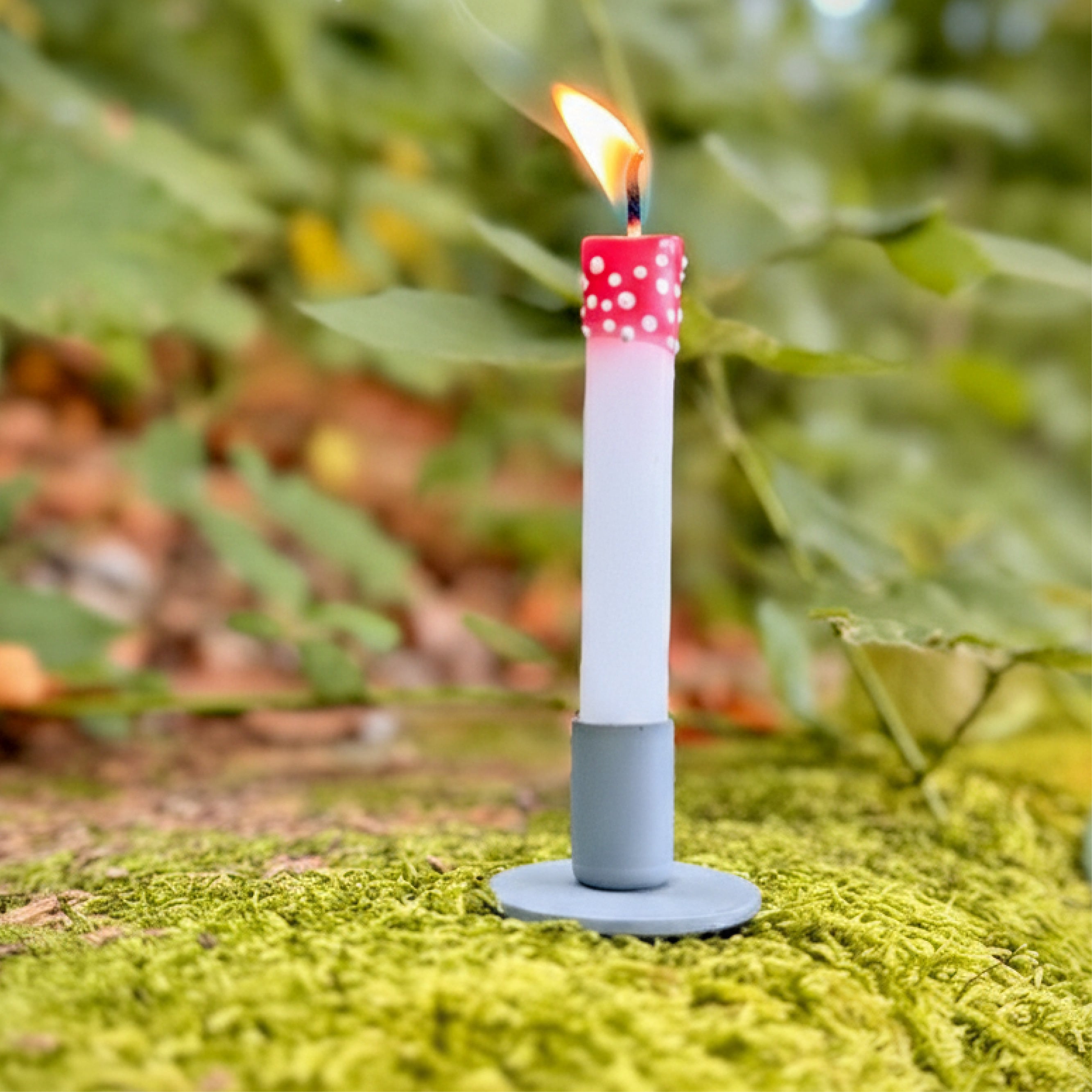 Bougies Lucky Mushroom – Lot de 2 – Motif Arbre