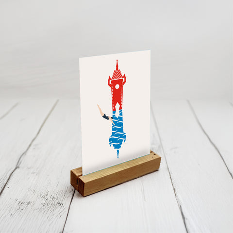 Stadtturm Baden – Postcard – A6