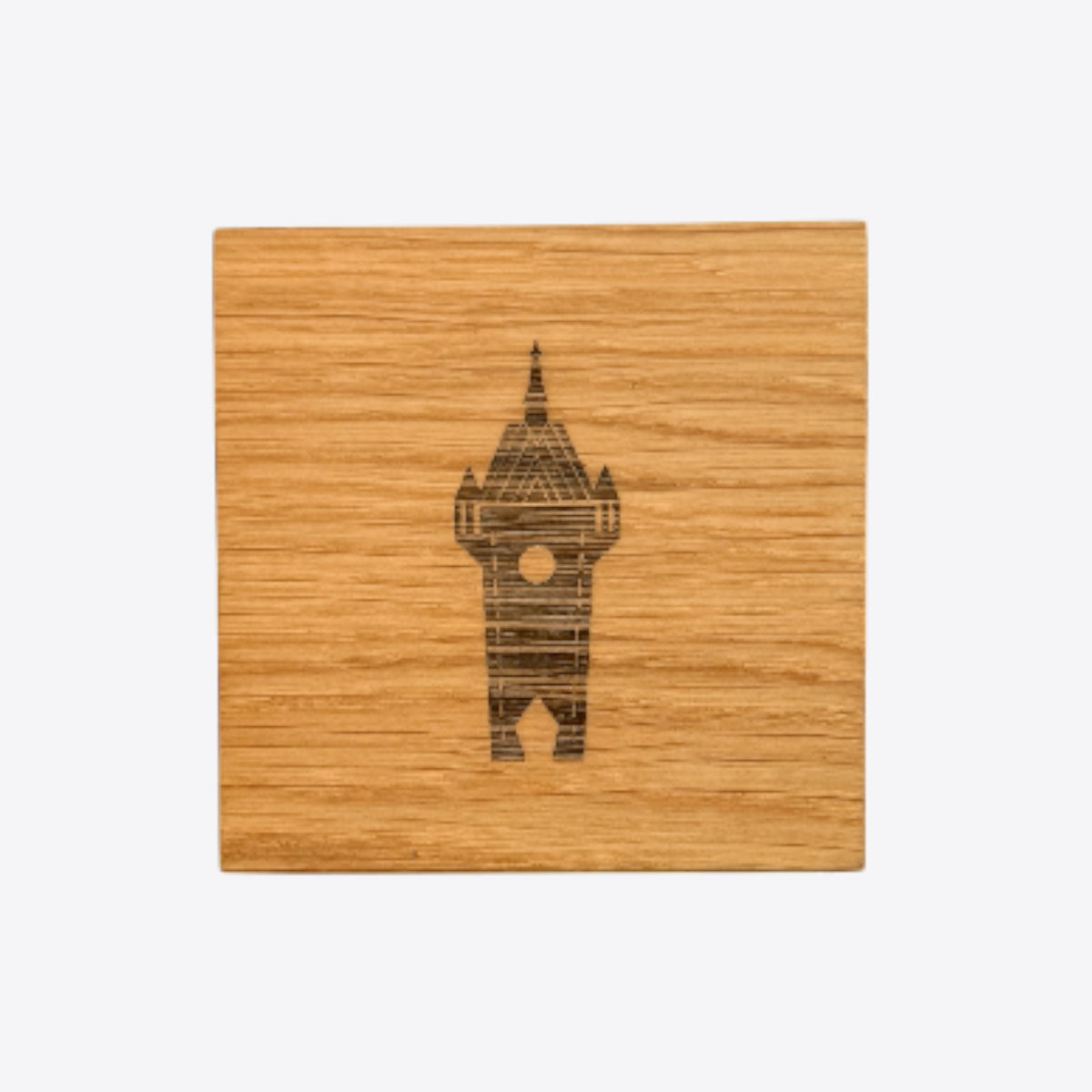 Tour de la ville de Baden – Dessous de verre – Chêne