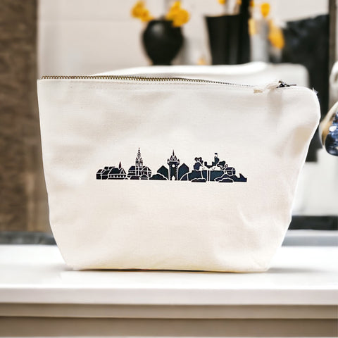 Silhouette Stadt Baden – Necessaire M – schwarz