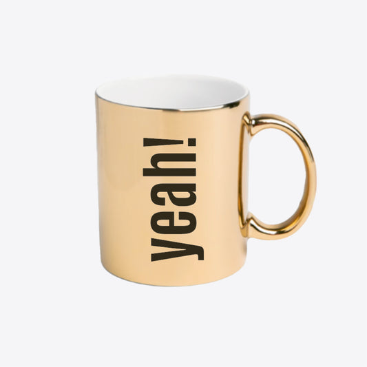 yeah! – Tasse – gold