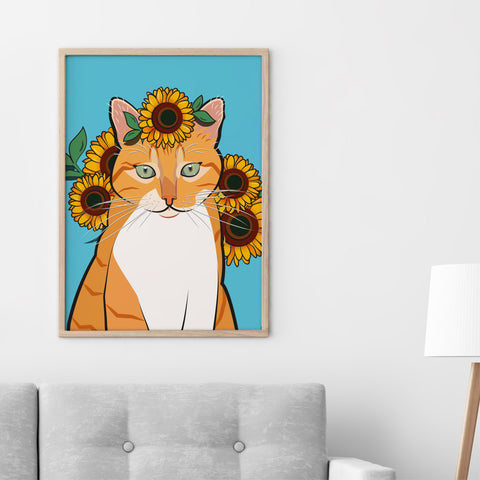 Affiche du chat « Massimo »