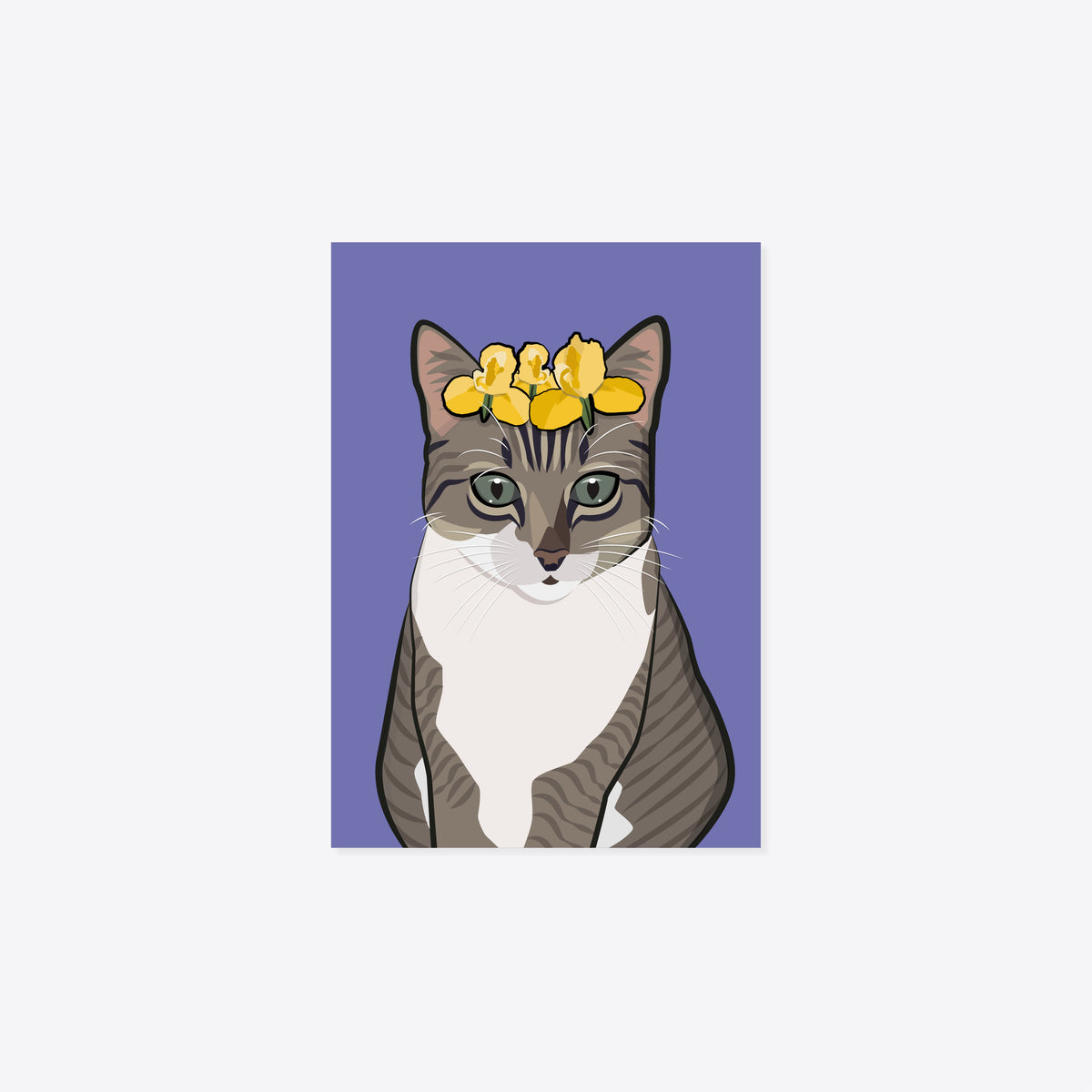 Katze – Bonita «Königin von Rieden» – Postkarte