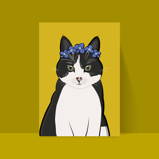 Katze «Zorbas» Postkarte A6