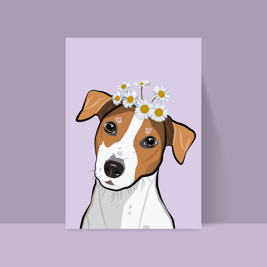 Hund – Jack Russell Terrier «Oskar» Postkarte A6