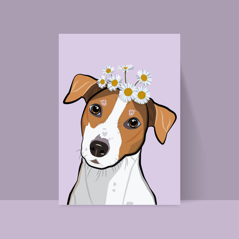 Hund – Jack Russell Terrier – Oskar – Bildkarte A5