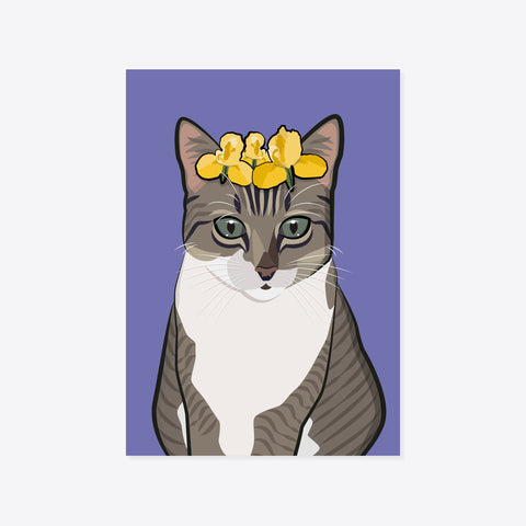 Katze – Bonita – Bildkarte A5