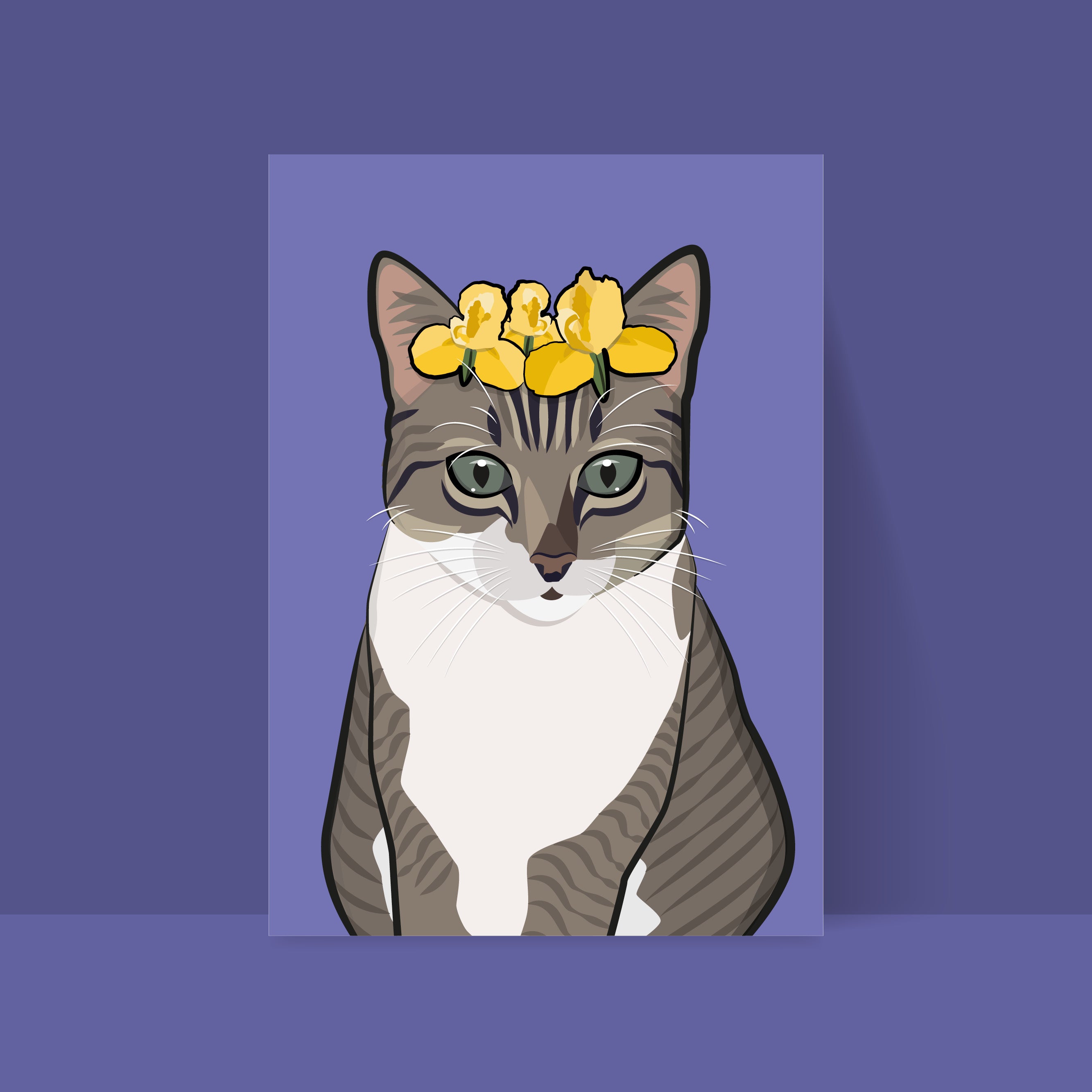 Katze – Bonita – Bildkarte A5