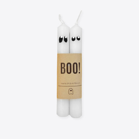 Boo! – Set of 2 – motif tree candle