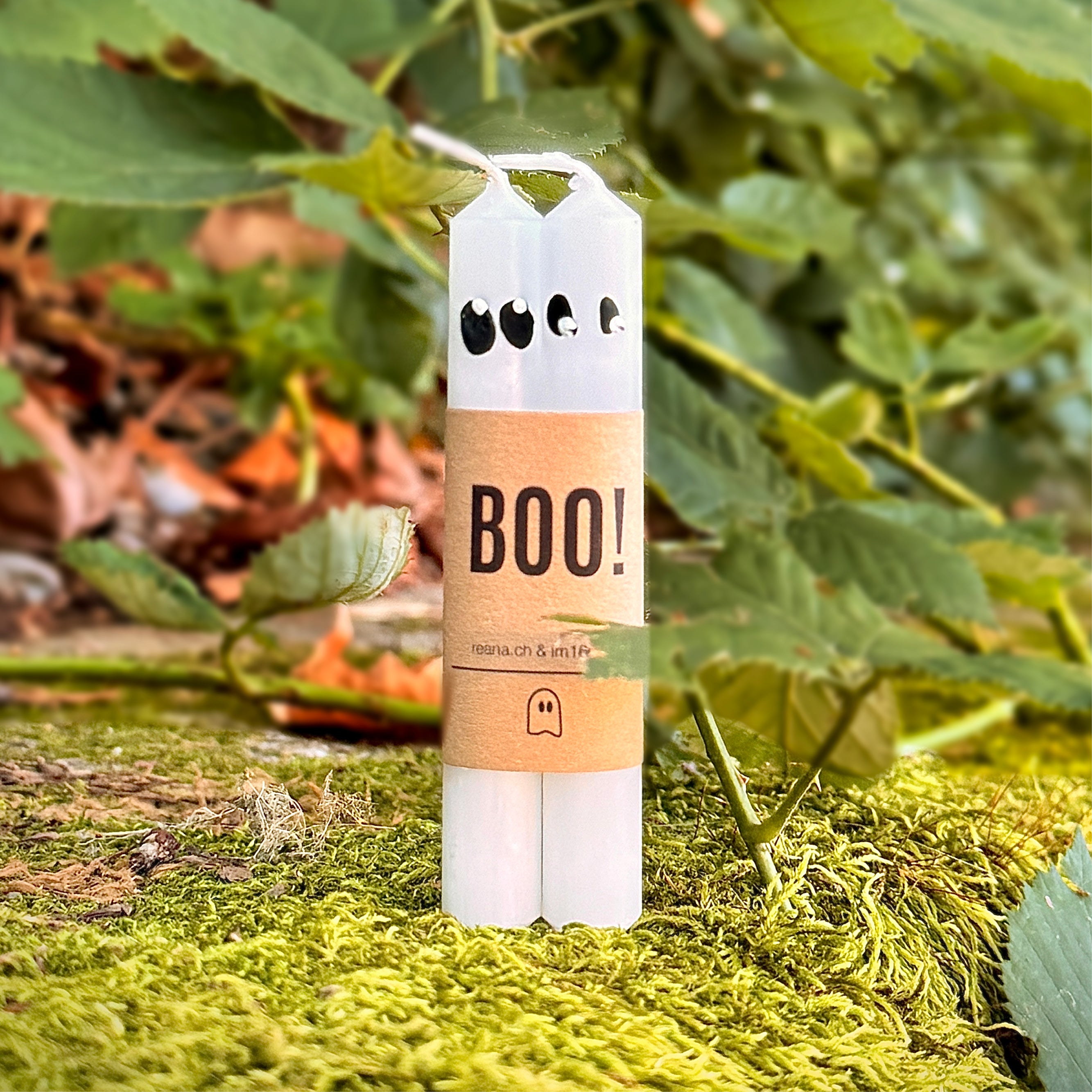 Bouh ! – Lot de 2 – Bougie motif arbre