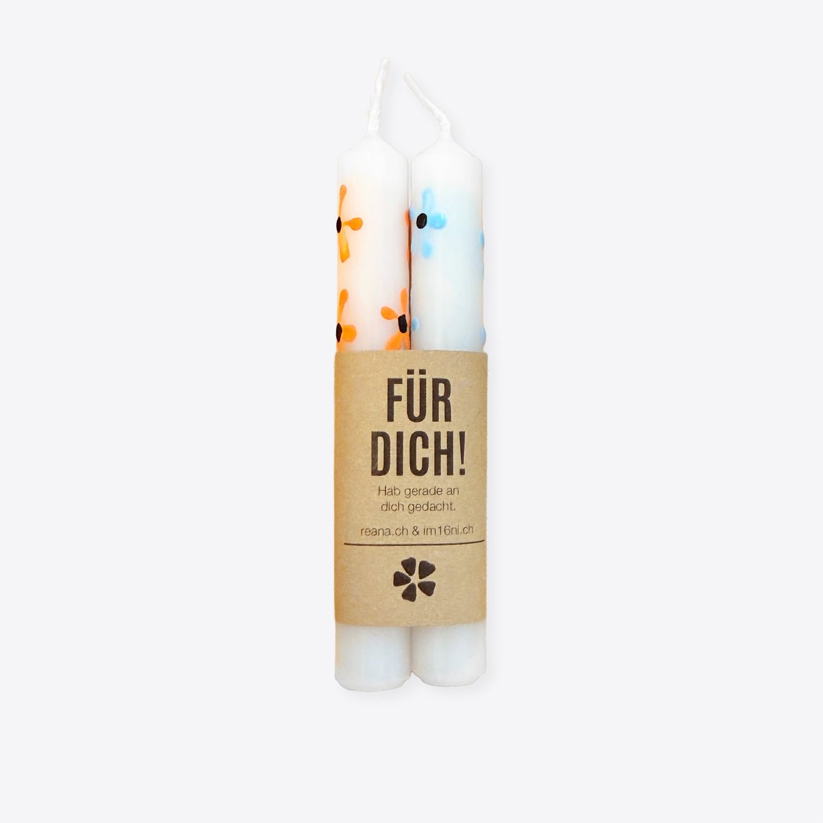 For you! – Set of 2 – Motif tree candles