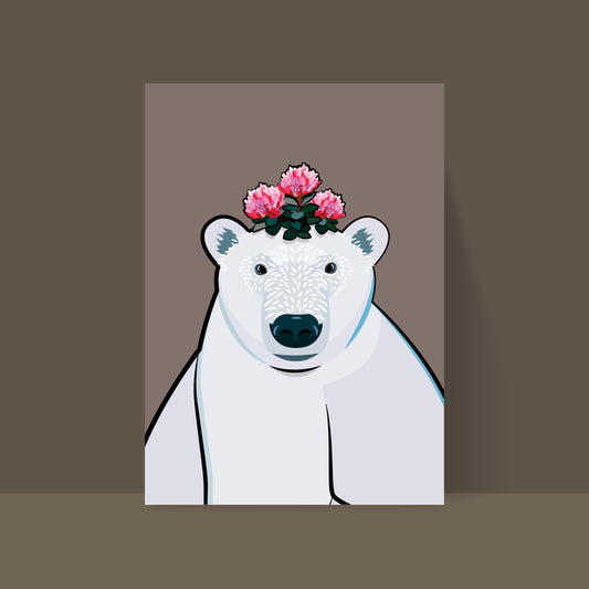 Eisbär «Finn» Postkarte A6