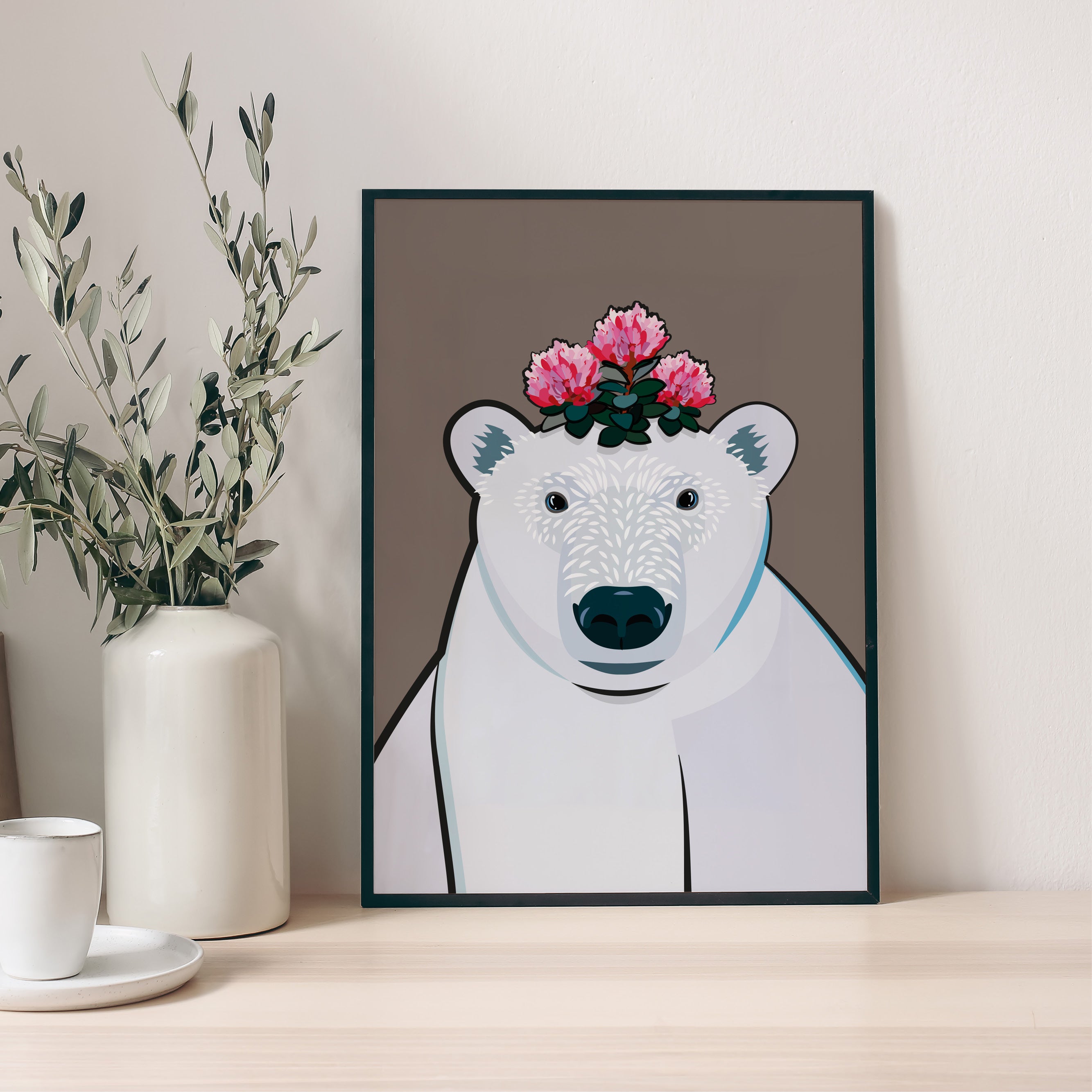 Eisbär «Finn» Poster/Plakat