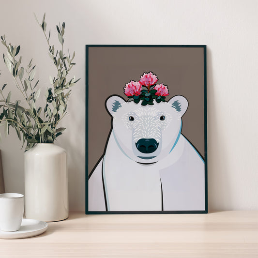 Eisbär «Finn» Poster/Plakat