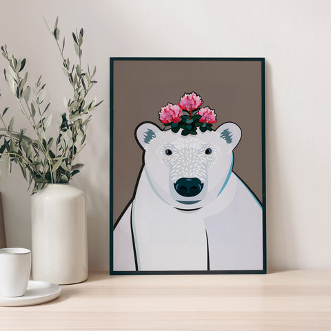 Eisbär «Finn» Poster/Plakat