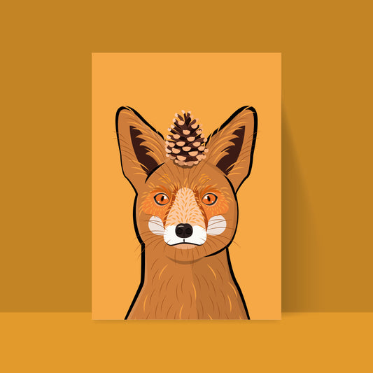 Fuchs «Roy» Postkarte A6