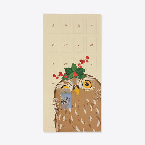 Adventskalender - Blumentiere – Eule – Owly – A6/5