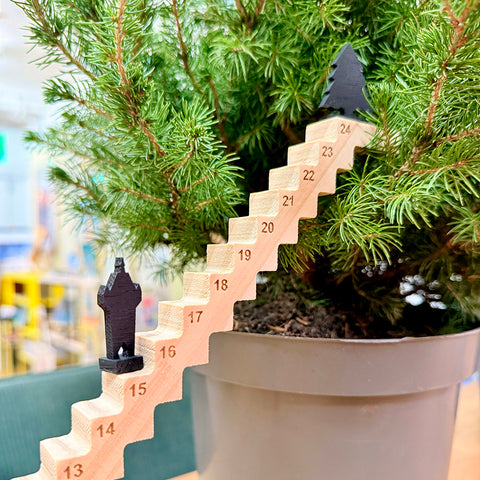 Stadtturm Baden – Adventskalender-Treppe